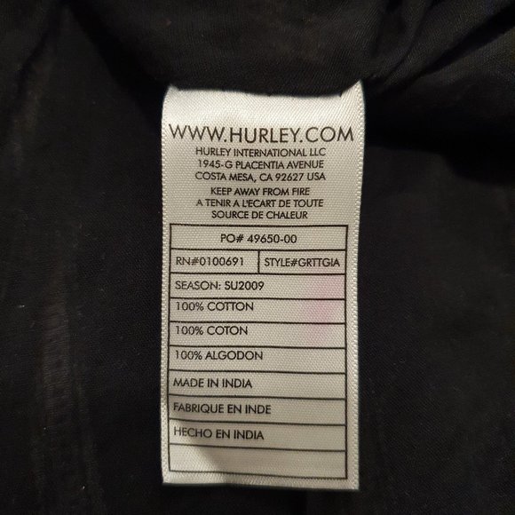 **RARE** Hurley cotton beach dress - fully lined - Picture 8 of 9